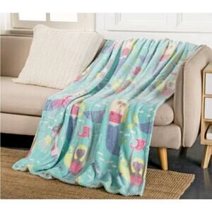 Your Zone Glow in the Dark Soft Ocean Mermaid 50" x 60" Large Warm Throw Blanket